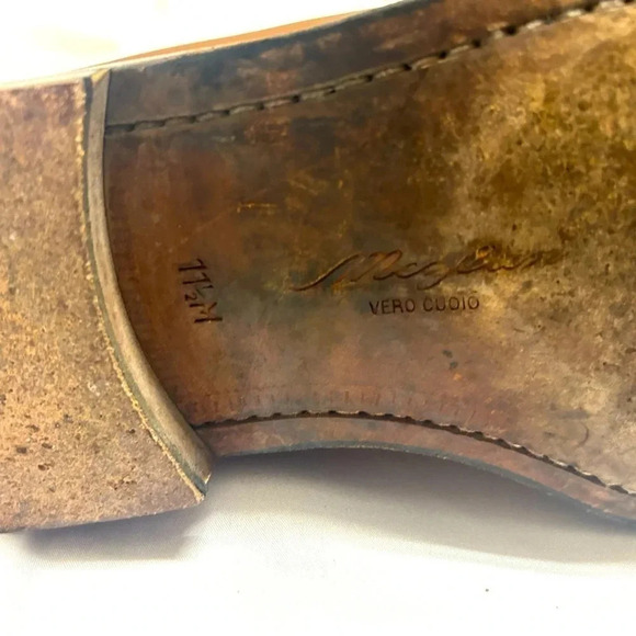 Mezlan Men’s vintage excellent condition leather tassel size 11.5 dress shoes - Picture 8 of 11